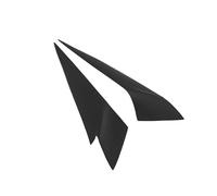 Side Panels Spoiler Car Front Eyebrows Cover Eyelids Trim For X1 E84 2009 2010 2011 2012 2013 2014(Matte black)