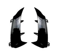 Side Panels Spoiler For Mercedes For Benz CLA W177 Hatchback A45 A35 A180 A200 A220 AMG 2019+ Rear Bumper Spoiler Side Canard Air Vent(Sedan Black)