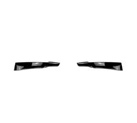 Side Panels Spoiler Front Bumper Lip Side Splitter Spoiler Kit Fog Lamp Cover For 3 Series E90 E91 LCI MSport 2009 2010 2011 2012(Glossy black)