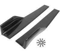 Side Panels Spoiler Lip 45cm Side Skirt Extension Kit Cover Protector Sticker Universal For BMW E46 E60 E63 E64 E90 E93 E92 E61 Car Accessories Car Side Skirt(Carbon Fiber Look)