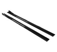 Side Panels Spoiler Side Skirt Extensions 2.2m Car Side Skirts Winglet Splitters Lip For Universal(Glossy black)