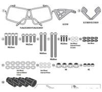Givi Triumph Tiger 1200 Gt Explorer 2022-2023 Monokey Cam-side Trekker Outback Side Cases Fitting Silver unisex