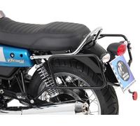 Hepco Becker Fixed Moto Guzzi V 7 Iii Carbon/milano/rough 2018 Side Cases Fitting Silver