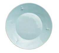 Side Plate: 1 X 21.4Cm La Rochere Bee Light Blue Side Plate, Ceramic