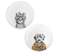 Side Plates Fine China Set of 2 x 21cm Mikasa White One Size