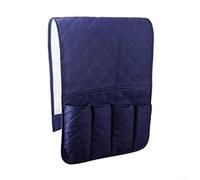 Side Pocket Hanging Organizer for Sofa Armrest and Recliner with Non Slip Back and Five Pockets for TV Remote Phone For Controller Keys Polyester Couch Caddy Storage Bag
