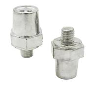 Side Post Battery Terminal | Positive Negative Battery Terminals Connectors Side Post | Pack of 2, Lead Alloy Charging Connector For Small Electric Vehicle