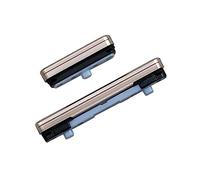 Side Power On Off Volume Button Key Replacement for Samsung Galaxy S23 Ultra S918U S918 S918B (Gold)