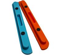 Side Protective Cover for Switch 2 Game Console, 3D Printing Handle Connection Point Scrape Guard Bumper, Side Contact Dust-Proof Protection Accessories for Switch2 (Blue-Red)