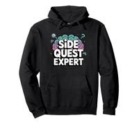 Side Quest Expert, funny gaming ADHD Pullover Hoodie