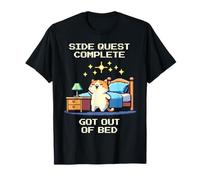 Side Quest: Got Out of Bed | Mental Health Pixel Style T-Shirt