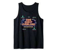 Side Quest overload: main mission failed, funny gaming ADHD Tank Top