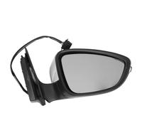 Side Rear View Mirror Assembly Power Glass Heated Turn 6 Wires Compatible With 2011 2018 5C7857508 White FSM