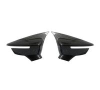 Side Rear View Mirrors Cap Gloss Black Carbon Look Car Wing Mirror Covers For Seat Leon MK3 MK3.5 5F ST For FR For Cupra 2013-2020 Rear View Mirror Case Caps Door Mirror Cover(Carbon Look)