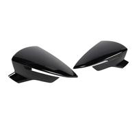 Side Rear View Mirrors Cap Side Mirror Caps For SEAT Leon MK3 5F ST For FR For Cupra Ibiza Mk5 Arona KJ7 2017-2019 2020 Rearview Mirror Cover Case Door Mirror Cover(Gloss Black)