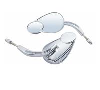 Side Rearview For Harley Iron 883 XL883N XL883 N XL 883N 2009-2017 2016 2015 2014 2013 2012 2011 2010 Motorcycle Rear View Mirror Side Mirrors(Chrome)