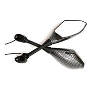 Side Rearview For Y-AMAHA FZ1 For FAZER YZF R6s 2006-2009 2007 2008 R1 2000-2008 2006 2005 Motorcycle W/Turn Signal Light Rear View Side Wing Mirrors(Carbon fiber)