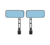 Side Rearview Mirror 1 Pair 360-degree Adjustable Motorcycle Reversing Reflector Handlebar Side Mirror Modified Parts Rearview Mirror(Carbon Fiber)