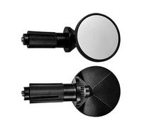 Side Rearview Mirror 2pcs Universal Rotatable 360 Wide-Angle Degree Motorcycle Bar End Mirror Rear View