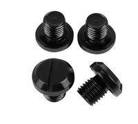 Side Rearview Mirror 4PCS Universal M10 X 1.25 Left Right-Hand Threaded Cover Cap Mirror Motorcycle Mirror Hole Screw Bolts