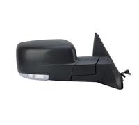 Side Rearview Mirror Assembly Textured Black Power Folding For Dodge For Ram 1500 2500 3500 2013-2018 Door Mirror Assembly(Black 1pc right)