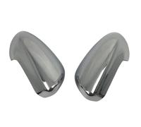 Side Rearview Mirror Cap 2PCS Replacement for Q&ashqai J10 2007 2008 2009 2010 2011 2012 2013 Car Rearview Side Door Mirrors Cover Styling ABS Chrome Trim Wing Mirror Cover