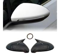 Side Rearview Mirror Cap Wing Side Mirror Cover With Motorcycle Parts 7 R GTE GTD 2014 2019 Replacement For Part Number 8K1927225B(Carbon fiber pattern)
