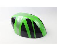 Side Rearview Mirror Cover Side Wing Mirror Caps Exterior Mirrors Shell Compatible with Mini Cooper one s jcw F54 F55 F56 F57 F60 2020 2021 2022 2023 (Union Jack Green, Without Light Hole)