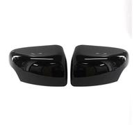 Side Rearview Mirror Covers For Ford For Ranger For Wildtrak T6 T7 T8 2012 2013 2014 2015 2016 2017 2018 2019 2020 2021 Double Cabin Rearview Mirror Cover(Glossy Black)