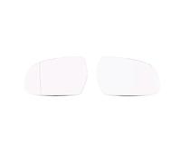 Side Rearview Mirror Glass 8K0857536F 8K0857535F For A3 8P For A4 For B8 For A5 Left Hand Side Heated Wing Door Mirror Glass Convex N/S(Left and Right)