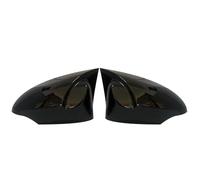 Side Rearview Mirror Housing 2x For Toyota CHR C HR C-HR 2017 2018 2019 2020 2021 Horn Rearview Mirror Cover Car Wing Side Door Mirror Caps(Glossy Black)