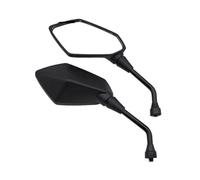 Side Rearview Mirror Motorcycle Rearview Mirror Universal For M10 Modification Accessories PP Shell Iron Rod Side Mirrors Wide Field Of Vision