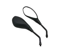 Side Rearview Mirror Motorcycle Rearview Mirror Universal For M10 Modification Accessories PP Shell Iron Rod Side Mirrors Wide Field Of Vision