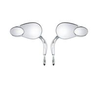 Side Rearview Mirror Motorcycle Split Vision Rearview Mirrors For Touring Ro&ad King Electra Street Glide Fat Bob Boy Sportster 883 1200 Softai