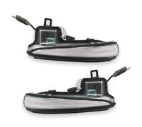 Side Rearview Mirror Turn Signal Lights For Lexus For LM 2019-2021 Dynamic Sequential Blink Flow LED Side Mirror Turn Signal Light Assembly Car Styling(Clear Lens)