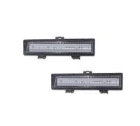 Side Rearview Mirror Turn Signal Lights For Monte For Carlo For SS 1981-1988 Dynamic LED Car Front Bumper Turn Signal Lights DRL Driving(Clear Lens)