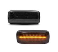 Side Rearview Mirror Turn Signal Lights For Nitro For Journey For Fiat For Freemont Dynamic LED Side Marker Light Turn Signal Lamp Car Accessories(Smoked No Dynamic)