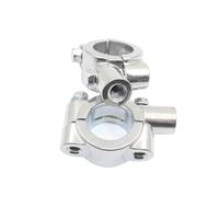 Side Rearview Mirror Universal 7/8" Inch 22mm 25mm Handlebar Motorcycle Mirror Mount Clamp Rear View Holder Adapter Silver Black Rear View Mirrors(Silver-25mm-M8)