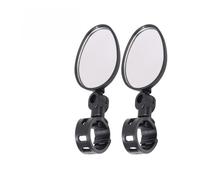 Side Rearview Mirrors 2PCS Adjustable Rotate Bicycle Auxiliary Rearview Mirror Handlebar Mount Wide-Angle Convex Mirror Cycling Rear View Mirrors