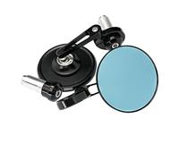 Side Rearview Mirrors 2pcs Motorcycle Rearview Mirrors CNC Motorcycle Bar End Black Rearview Side Mirror For For Speed For Triple Accessories