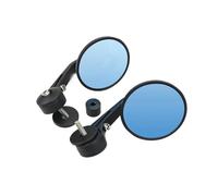 Side Rearview Mirrors For Svartpilen 401 250 701 Blue Glass Rearview Round Handlebar Bar End Rear View Side Mirrors Motorcycle Accessories
