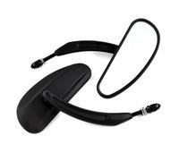 Side Rearview Modification Parts Motorcycle Mirrors For Harley For Electra Glide Ultra Classic FLHTCU 2014 2015 2016 2017 Rearview(Black- Silver)