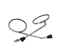 Side Rearview Motorcycle Back View Mirror Electric Bicycle Rearview Mirrors Moped Side Mirror 8mm Round Handlebar Mirrors