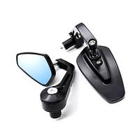 Side Rearview Motorcycle Rear View Mirrors -Glare Motorbike Black Handlebar End Side Mirror For Scooters For Motorcycles Handlebar Mirrors