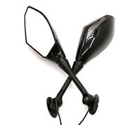 Side Rearview Motorcycle W/Turn Signal Light Rear View Side Wing Mirrors For H-onda CBR 125R/150R/250R 2011-2023 2022 2021 2020 2019 2018 2017 2016 2015(Glossy black)