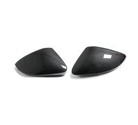 Side Rearview Wing Mirror Cover For VW For T-ROC Gloss Black Car Side Wing Mirror Caps Cover(Carbon fiber)