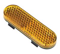 Side Reflectors Set for E-Scooter ABS Yellow | Increases visibility and safety in the dark thanks to bright yellow reflectors.