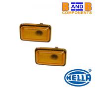 HELLA 2BM 003 647-021 Auxiliary Indicator - Bulb - 12V - Fitting - Lens Colour: Yellow - left/right/lateral installation
