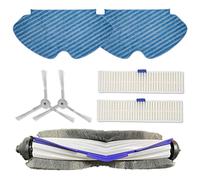 Side Roller Brush Filters Mop Cloth HEPA Filter,For Tefal For Explorer Serie 60 RR7427 RR7447 Robotic Vacuum Cleaner Replaceable Par