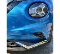 Side Running Boards 2Pcs Car Stainless Steel Side Door Body Guard Strips Protector Decorative Cover Trims For Nissan For JUKE F16 2019-2023 Car Side Skirts Side Skirts (Size : Front Bumper Chrome)